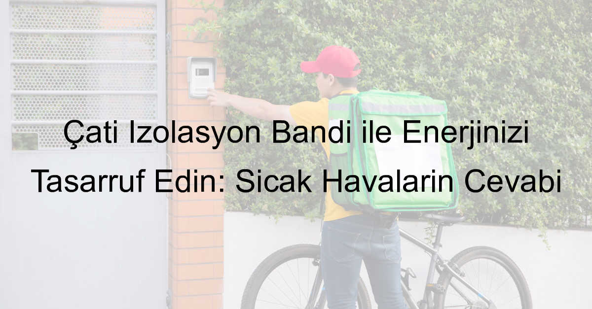 Çatı İzolasyon Bandı
